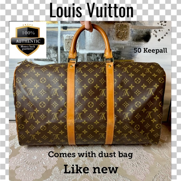 Louis Vuitton Handbags - Louis Vuitton travel bag 50 keepall boston monogra